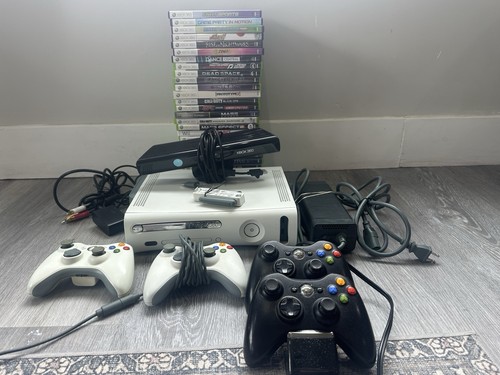 Xbox 360 60gb kinect - 60gb, games