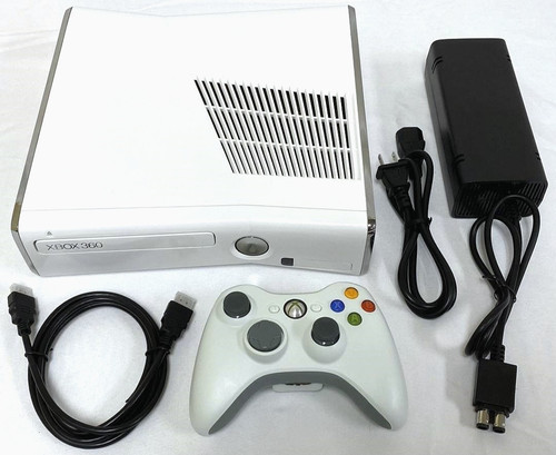 Microsoft xbox 360 white - microsoft, slim
