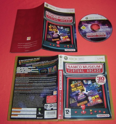Xbox 360 namco museum virtual - namco,